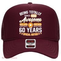 60th Birthday Being Totally Awesome Since 1966 Special Edition  Hat thumb 0