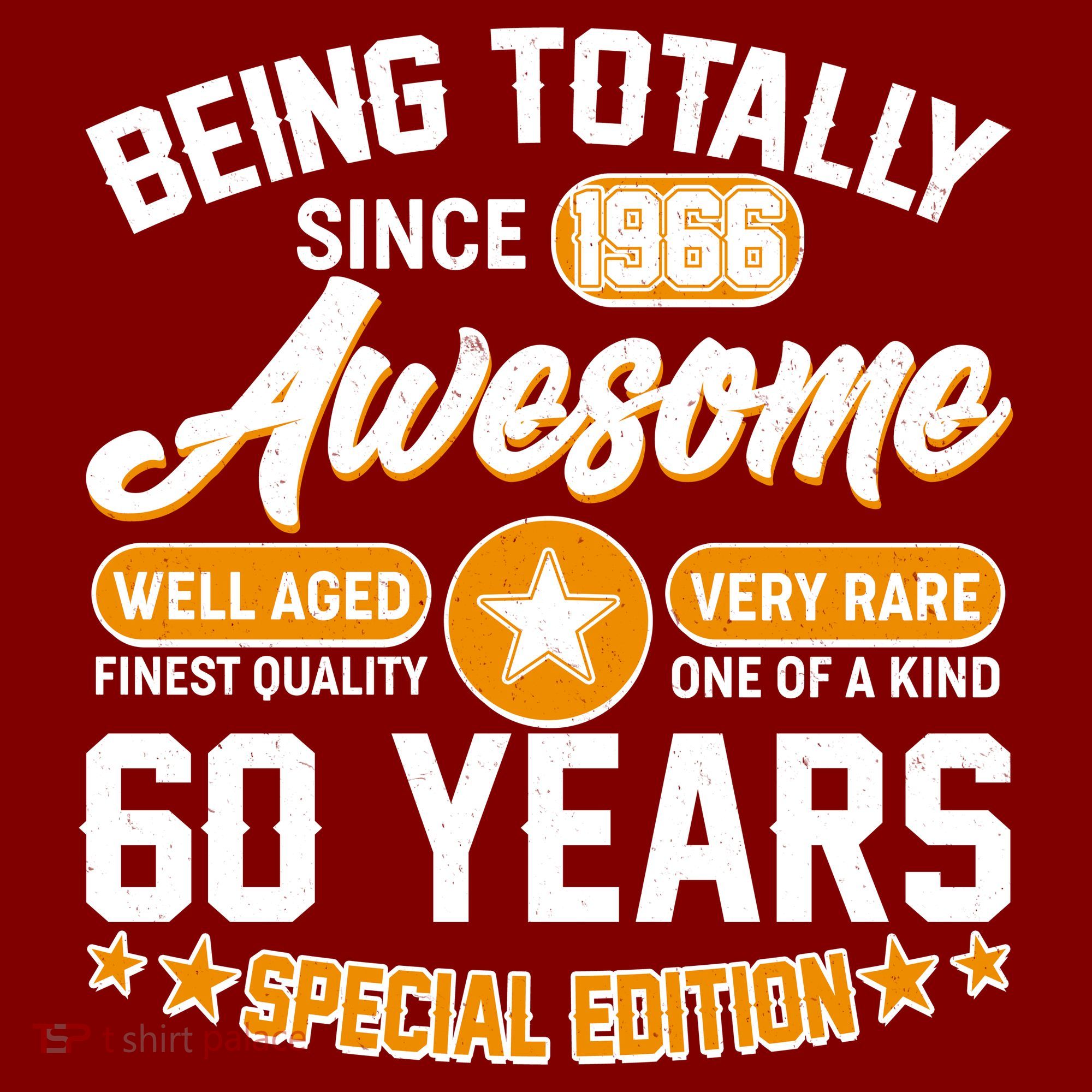 60th Birthday Being Totally Awesome Since 1966 Special Edition  Hat