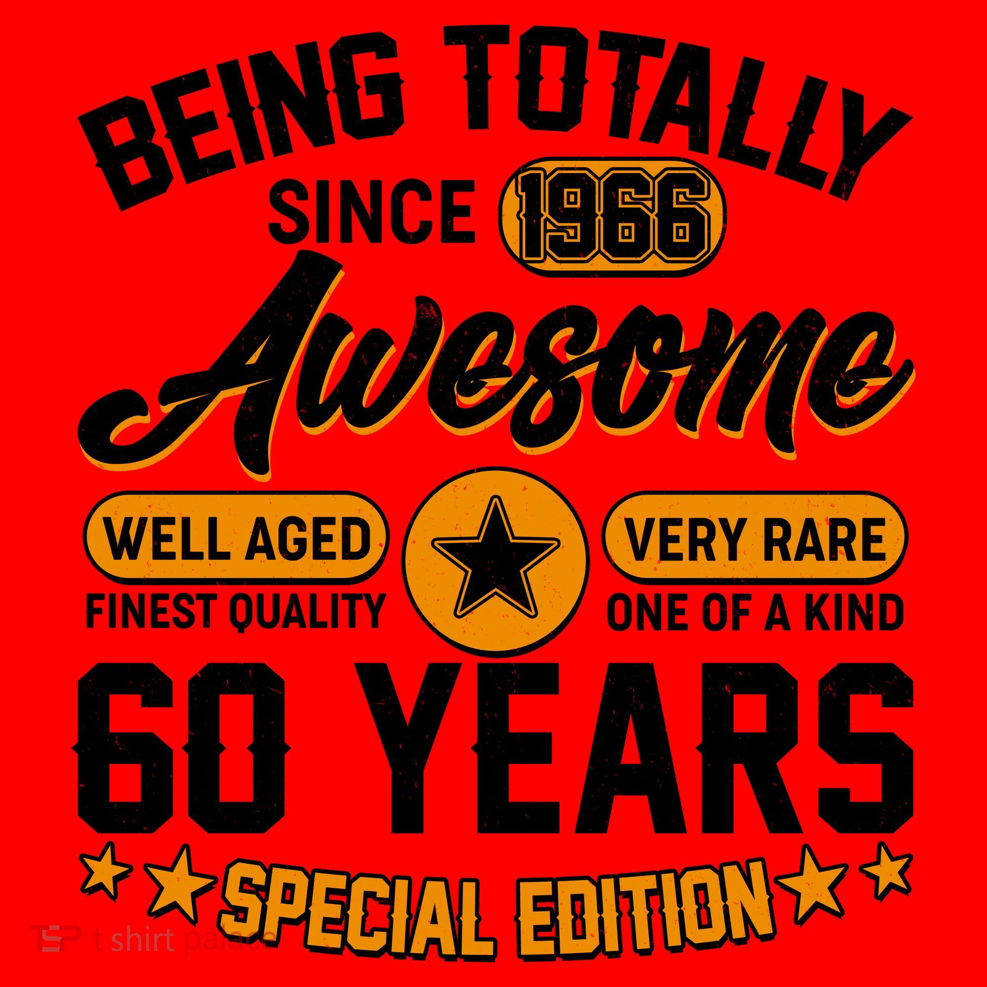 60th Birthday Being Totally Awesome Since 1966 Special Edition  Santa Hat