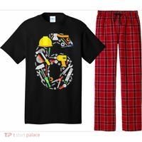 6th Birthday Builder Workman Handyman Tools Pajama Set thumb 0