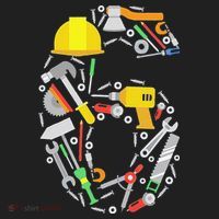 6th Birthday Builder Workman Handyman Tools Tumbler thumb 3