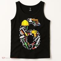 6th Birthday Builder Workman Handyman Tools Tank Top thumb 2