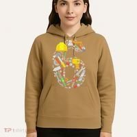 6th Birthday Builder Workman Handyman Tools Hoodie thumb 5