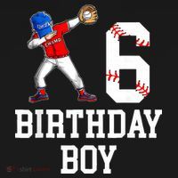 6th Birthday Baseball Big Number Six 6 Year Old Gift Women's Hoodie thumb 2