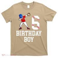 6th Birthday Baseball Big Number Six 6 Year Old Gift T-Shirt thumb 0
