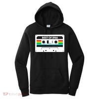 60th Birthday Best Of 1966 Cassette Mix Tape  Women's Hoodie thumb 0