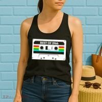 60th Birthday Best Of 1966 Cassette Mix Tape  Women's Tank Top thumb 2