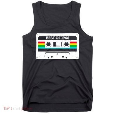 60th Birthday Best Of 1966 Cassette Mix Tape  Tank Top