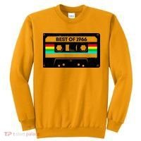 60th Birthday Best Of 1966 Cassette Mix Tape  Sweatshirt thumb 0