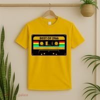 60th Birthday Best Of 1966 Cassette Mix Tape  T-Shirt thumb 2