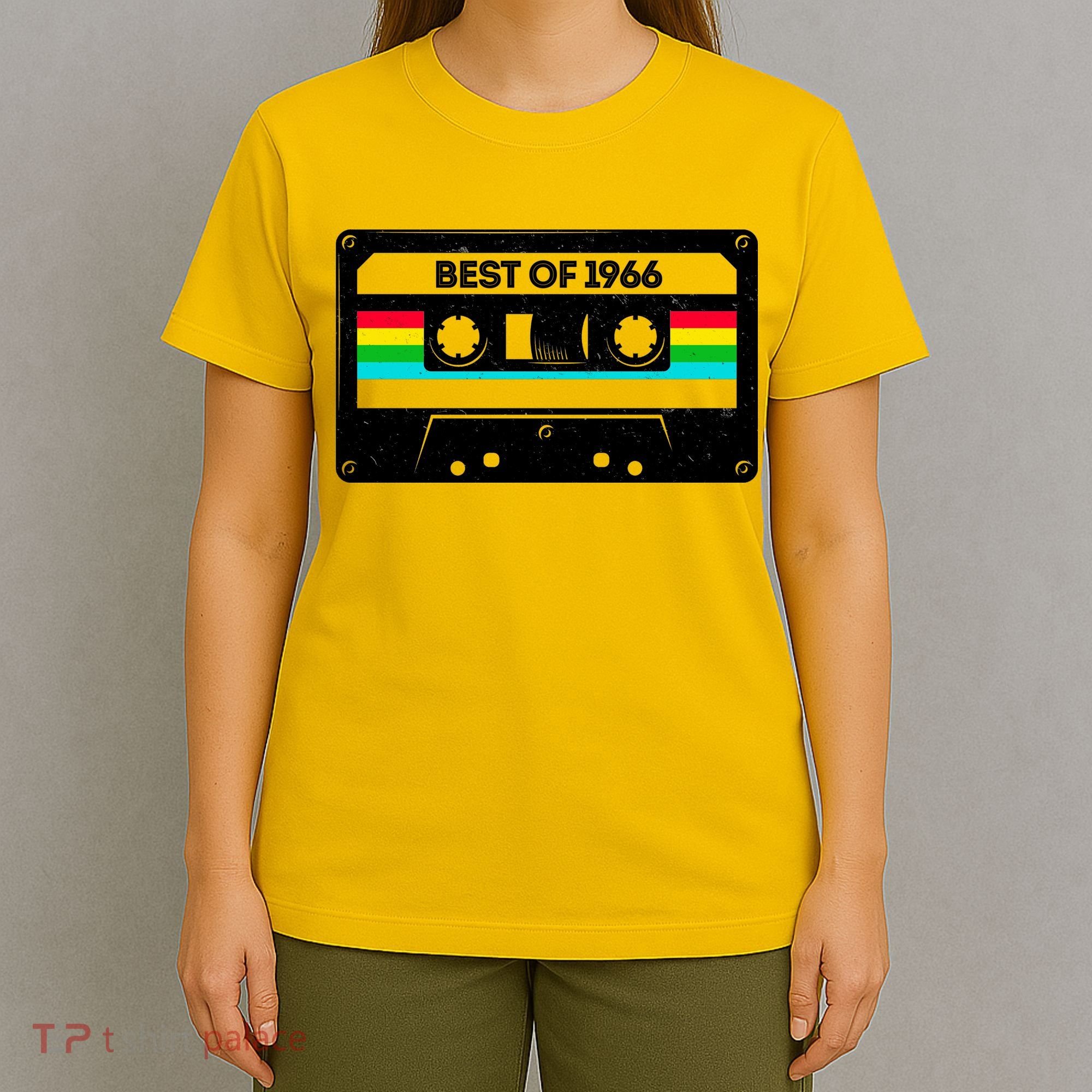60th Birthday Best Of 1966 Cassette Mix Tape  T-Shirt