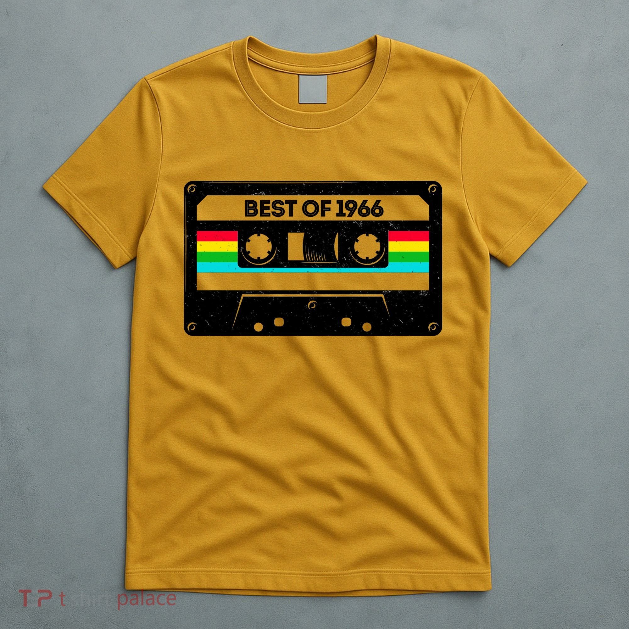 60th Birthday Best Of 1966 Cassette Mix Tape  T-Shirt