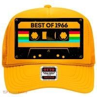 60th Birthday Best Of 1966 Cassette Mix Tape  Hat thumb 0