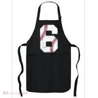 6th Birthday Baseball Six 6 Years Old Apron thumb 0