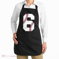 6th Birthday Baseball Six 6 Years Old Apron thumb 2
