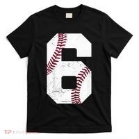 6th Birthday Baseball Six 6 Years Old T-Shirt thumb 0