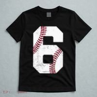 6th Birthday Baseball Six 6 Years Old T-Shirt thumb 5