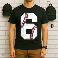 6th Birthday Baseball Six 6 Years Old T-Shirt thumb 6