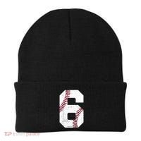 6th Birthday Baseball Six 6 Years Old Beanie thumb 0