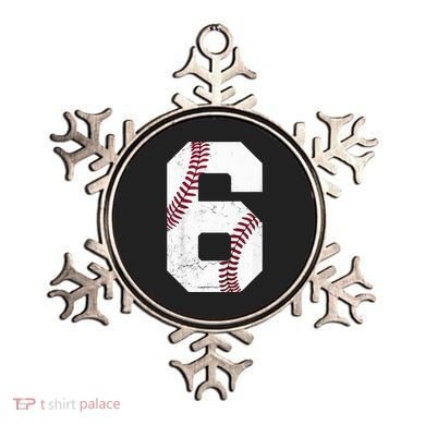 6th Birthday Baseball Six 6 Years Old Ornament