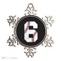 6th Birthday Baseball Six 6 Years Old Ornament thumb 0