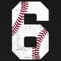 6th Birthday Baseball Six 6 Years Old Ornament thumb 1