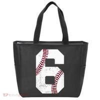 6th Birthday Baseball Six 6 Years Old Tote Bag thumb 0