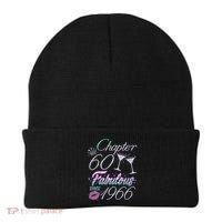 60th Birthday Chapter 60 Fabulous Since 1966 Rhinestones Diamonds Beanie thumb 0