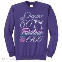 60th Birthday Chapter 60 Fabulous Since 1966 Rhinestones Diamonds Sweatshirt thumb 0