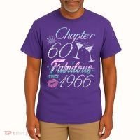 60th Birthday Chapter 60 Fabulous Since 1966 Rhinestones Diamonds Tall T-Shirt thumb 2