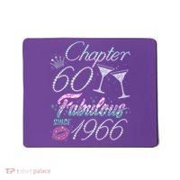 60th Birthday Chapter 60 Fabulous Since 1966 Rhinestones Diamonds Mousepad thumb 0