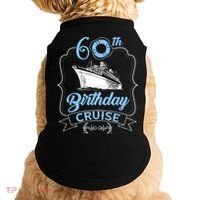 60th Birthday Cruise Doggie Tank thumb 0
