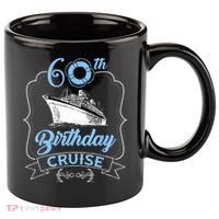 60th Birthday Cruise 11oz C Handle Ceramic Mug thumb 0