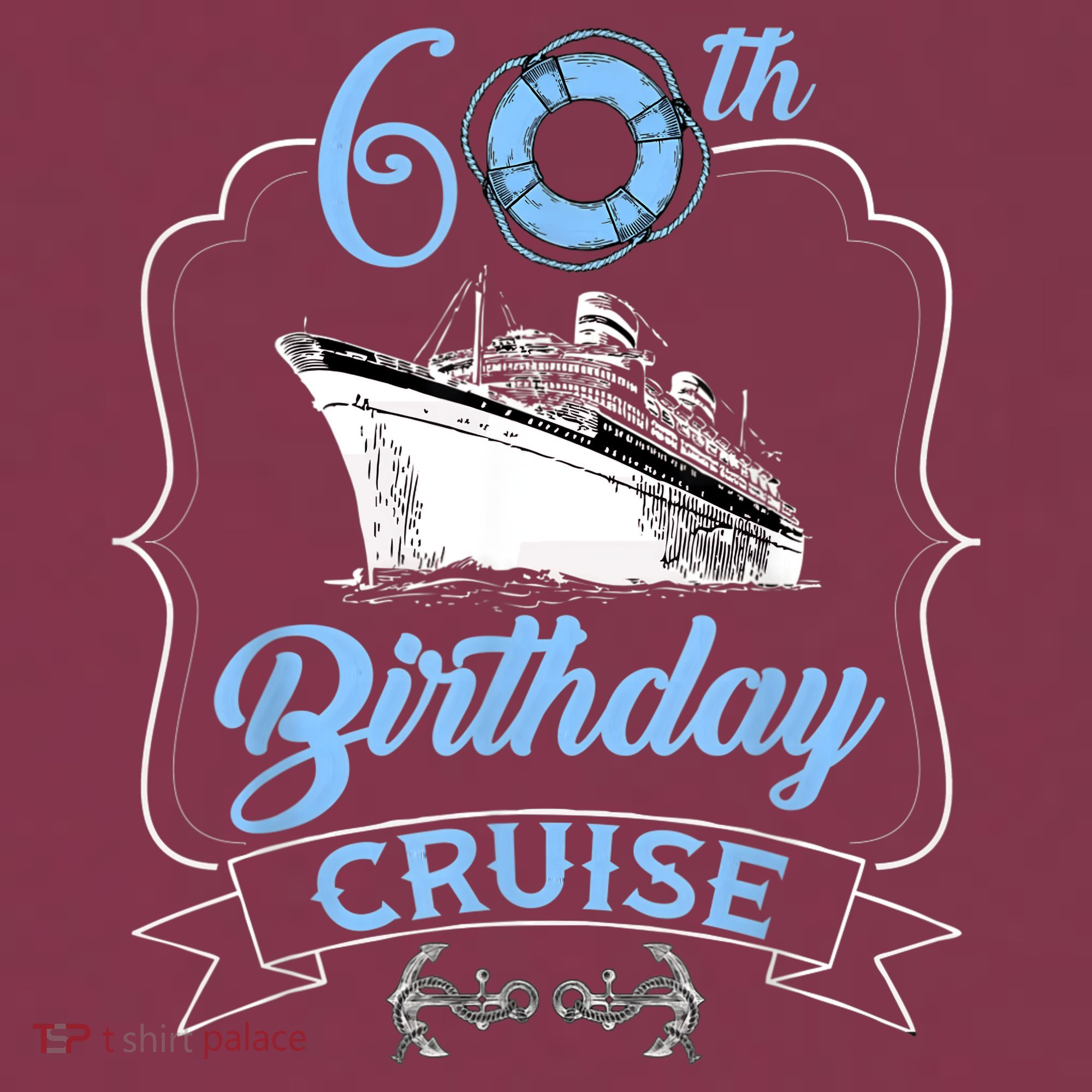 60th Birthday Cruise 16oz Travel Tumbler