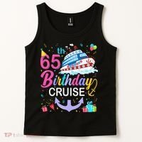 65th Birthday Cruise 65 Years Old Cruising Tank Top thumb 2
