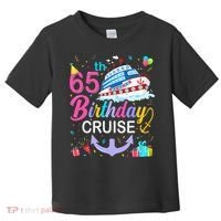 65th Birthday Cruise 65 Years Old Cruising Toddler T-Shirt thumb 0