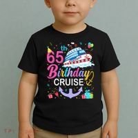 65th Birthday Cruise 65 Years Old Cruising Toddler T-Shirt thumb 2