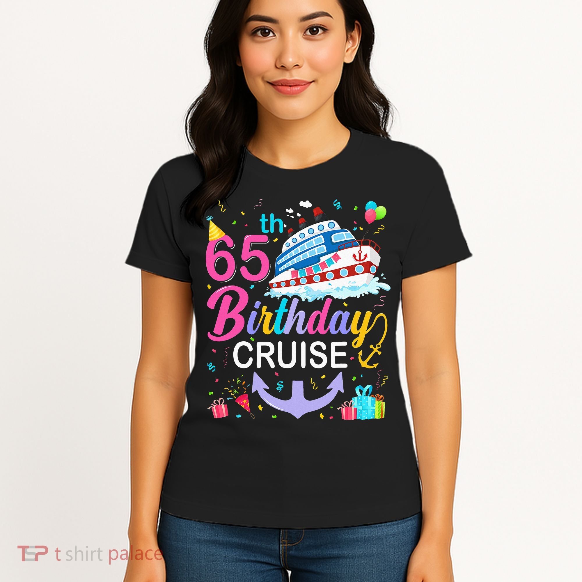 65th Birthday Cruise 65 Years Old Cruising Women's T-Shirt