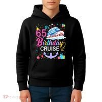 65th Birthday Cruise 65 Years Old Cruising Kids Hoodie thumb 4