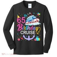 65th Birthday Cruise 65 Years Old Cruising Kids Long Sleeve Shirt thumb 0
