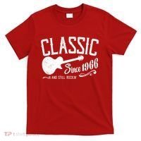 60th Birthday Classic Guitar Since 1966 And Still Rockin T-Shirt thumb 0