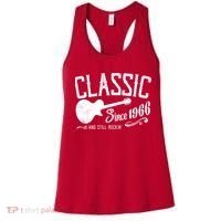 60th Birthday Classic Guitar Since 1966 And Still Rockin Women's Tank Top thumb 0