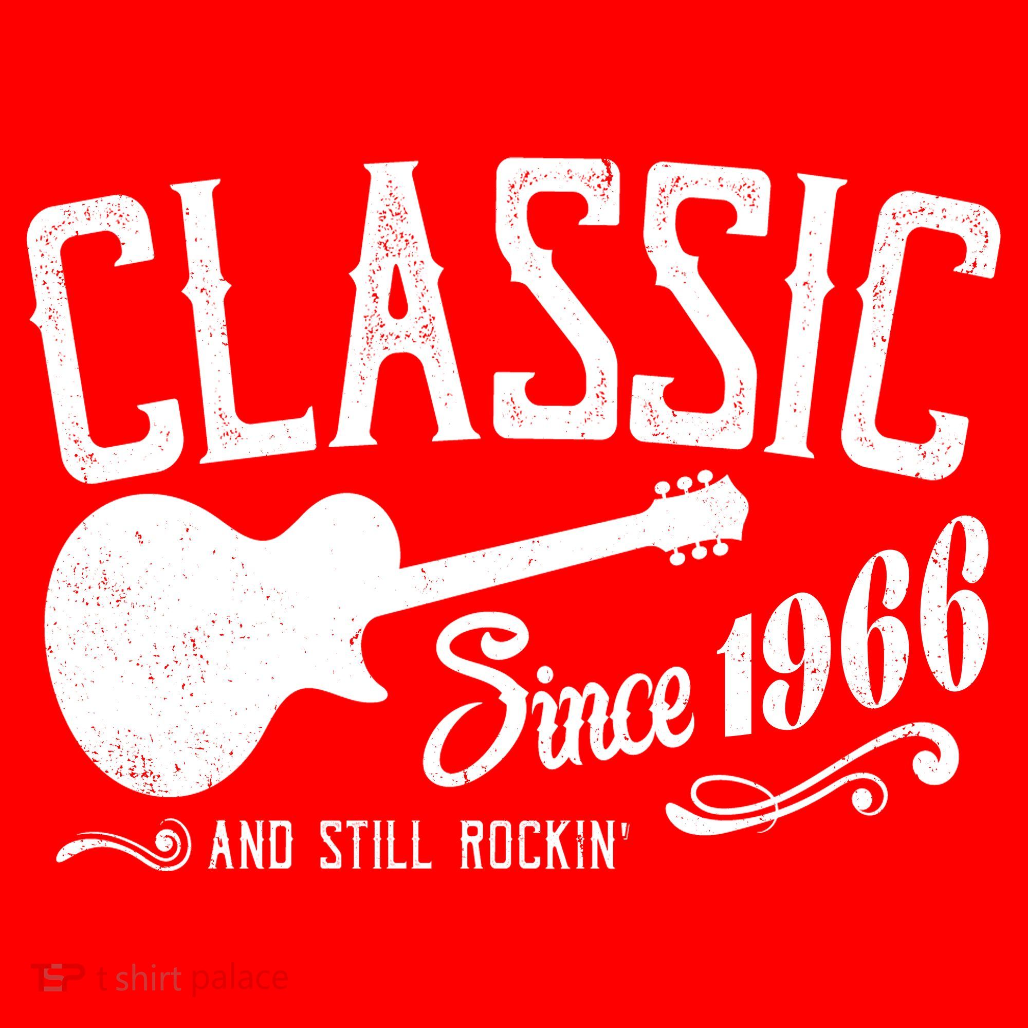 60th Birthday Classic Guitar Since 1966 And Still Rockin Women's Tank Top