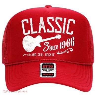 60th Birthday Classic Guitar Since 1966 And Still Rockin Hat