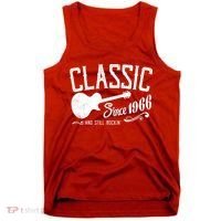 60th Birthday Classic Guitar Since 1966 And Still Rockin Tank Top thumb 0