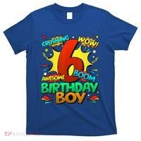 6th Birthday Comic Style 6 Year Old Gifts T-Shirt thumb 0