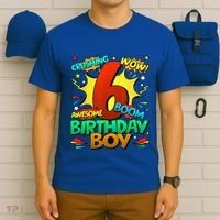 6th Birthday Comic Style 6 Year Old Gifts T-Shirt thumb 6
