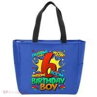 6th Birthday Comic Style 6 Year Old Gifts Tote Bag thumb 0