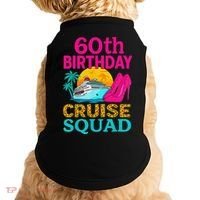 60th Birthday Cruise Squad 60 Years Old Vacation Party Group Gift Doggie Tank thumb 0