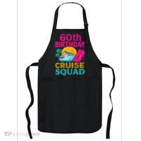 60th Birthday Cruise Squad 60 Years Old Vacation Party Group Gift Apron thumb 0